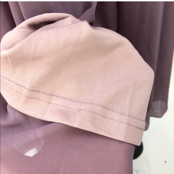 Flowy Maxi Crisscross Open Back Lilac Formal Dress - Picture 11 of 13